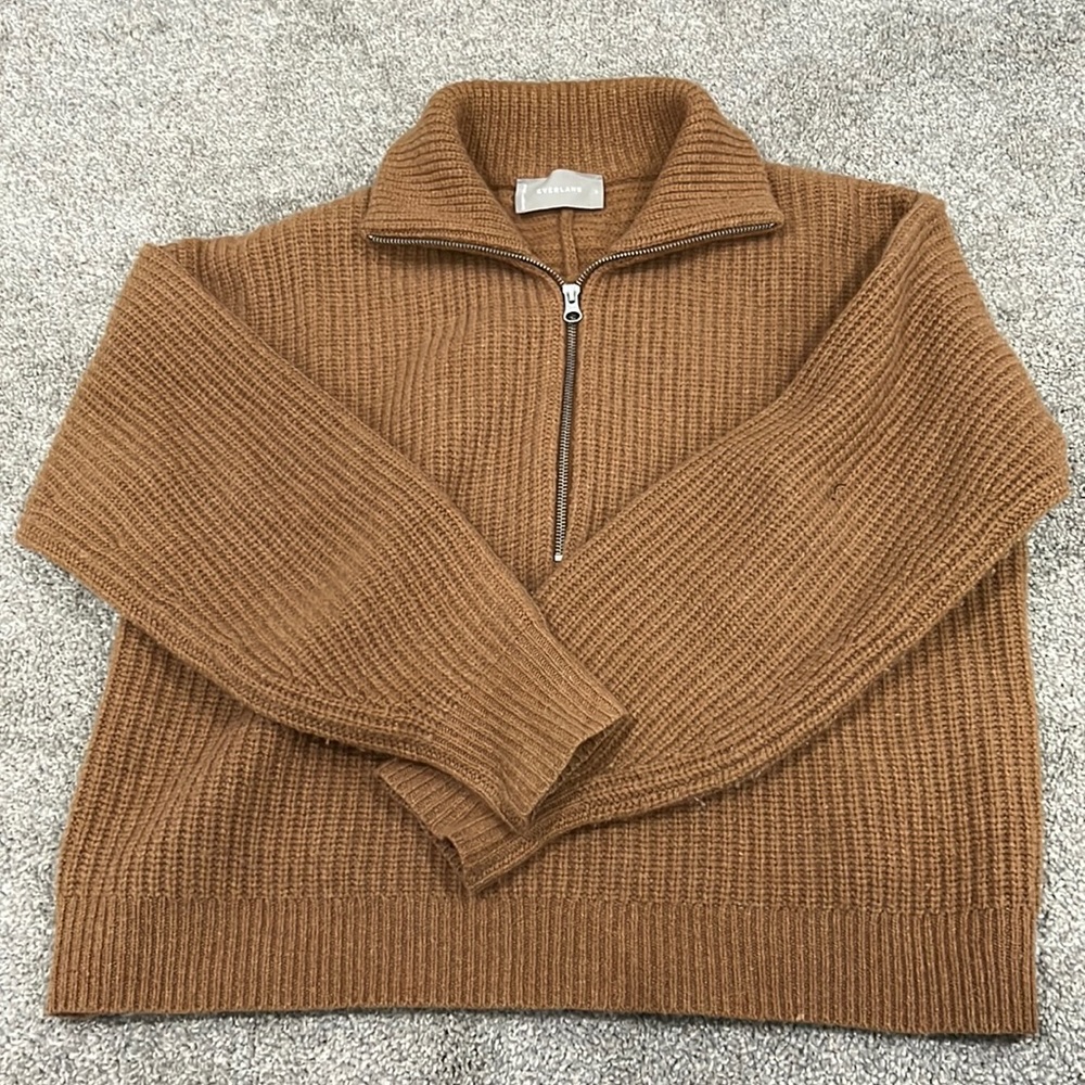 Everlane | Felted Merino Half-Zip Sweater